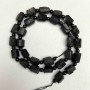 Tourmaline Schorl Chip Beads 8-12x7mm+- bead (imitation) 4mm+-, length 40cm+