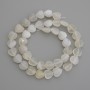 Agate Natural Stone Heart Beads, Diameter 10x10mm+/-, on Fishing Line, Length 38cm+