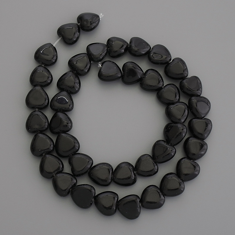 Clearance! Agate Natural Stone Heart Beads, Diameter 10x10mm+/-, on Fishing Line, Length 38cm+