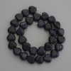 Synthetic Stone Aventurine Blue Sand Heart Beads, Diameter 12x12mm+/-, on Fishing Line, Length 36cm+