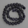Synthetic Stone Aventurine Blue Sand Heart Beads, Diameter 10x10mm+- on Fishing Line, Length 39cm+