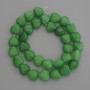 Chrysoprase Heart Beads, Diameter 12x12mm+- on Fishing Line, Length 38cm+