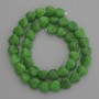 Chrysoprase Heart Beads, Diameter 10x10mm+/- on Fishing Line, Length 37cm+