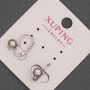 Xuping Earrings 6x15mm Rhodium