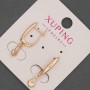 Xuping Earrings, Diameter 5mm+/-, Length 24mm+/- 18K Gold Plated