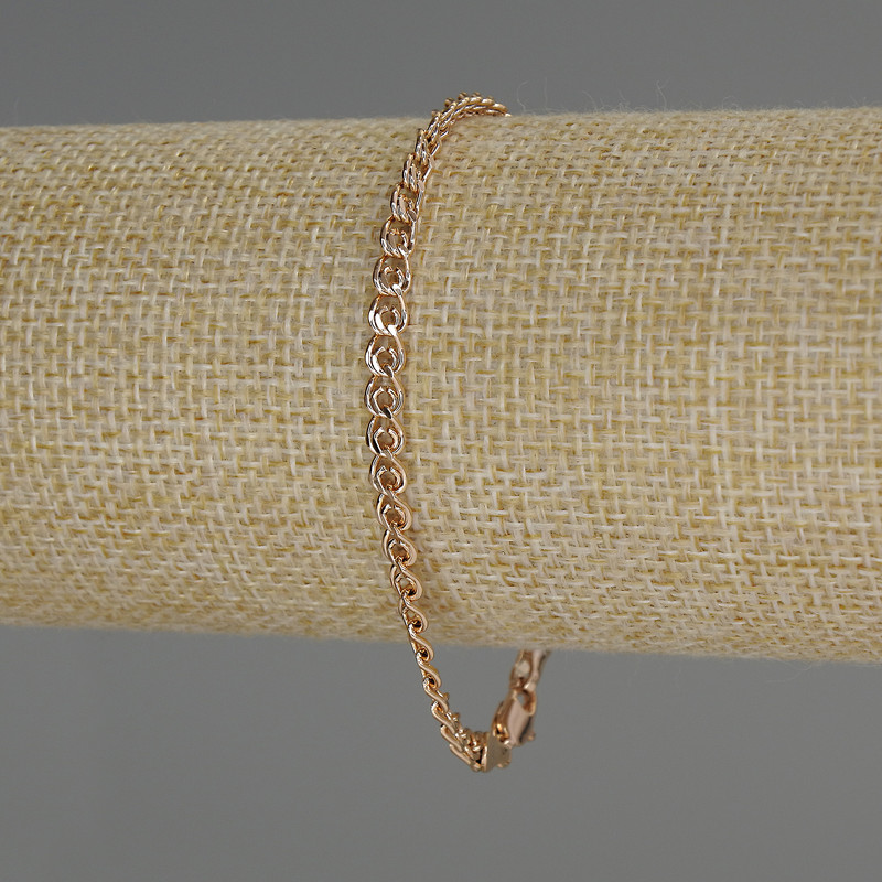 Xuping Bracelet 18K Gold Plating, Diameter 4mm+/-, Thickness 1.0mm+/-, Length 19cm+