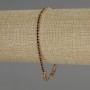 Xuping Bracelet 18K Gold Plating Red Rhinestones, Thickness 2.0mm+/-, Length 17-19cm