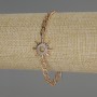 Xuping Bracelet 18K Gold Plated, diameter 5mm+/-, thickness 1.5mm+/-, length 17-21cm with Extension Chain