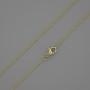 Xuping Chain, 18K Gold Plating, thickness 0.5mm+/-, length 48cm+