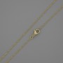 Xuping Chain, 18K Gold Plating, thickness 0.5mm+/-, length 56cm+