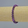 Sugilite Bracelet, Smooth Round Bead, diameter 6mm+/- (stretch), length 18cm+