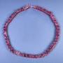 Beads Tourmaline Cube 8x8mm+- on thread, length 38cm+