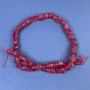 Beads Tourmaline Cube 7x7mm+- on thread, length 37cm+