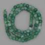 Agate Faceted Cube Beads 5x5mm+/- on a Strand, length 39cm+