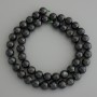 Beads Emerald Fuchsite (Muscovite) Smooth Round, diameter 8mm+- on thread, length 39cm+