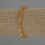 Citrine Faceted Grain Bracelet, diameter 8x6mm+- with 3mm+- seed beads, length 18cm stretch