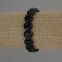 Agate Natural Stone Heart Bracelet, diameter 12x12mm+/-, length 18cm stretch