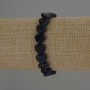 Aventurine Cairo Night Heart Bracelet, diameter 10x10mm+/-, length 18cm stretch