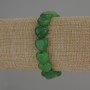 Chrysoprase Heart Bracelet, diameter 12x12mm+/-, length 18cm stretch