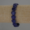 Lapis Lazuli Heart Bracelet, Diameter 12x12mm+-, Length 18cm Stretch