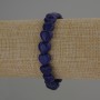 Lapis Lazuli Heart Bracelet, Diameter 10x10mm+-, Length 18cm Stretch