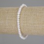 Bracelet River Pearls, diameter 5x3mm+-, length 18cm (Stretch)