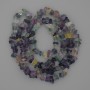 Fluorite Chip Beads, diameter 7-10x3-5mm+-, length 76cm+- on Fishing Line