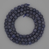 Sapphire Beads on Thread Faceted Cube, Diameter 4-5mm+/-, Length 39cm+