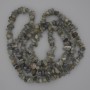 Labradorite Chip Beads, 8x3-5mm+/- Diameter, Length 80cm+/- on Fishing Line