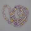 Ametrine Chip Beads, diameter 7-12x3-5mm+-, length 80cm+- on Fishing Line