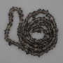 Smoky Quartz Chip Beads, Diameter 6-10x2-4mm+/-, Length 80cm+/- on Nylon Thread
