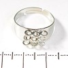 Price per pack/10pcs 10mm Ring Base with 9 Loops
