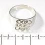 Price per pack/10pcs 10mm Ring Base with 9 Loops