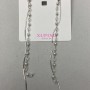 Xuping Rhodium Earrings with Pearls, length 11cm+