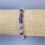 Fluorite Bracelet, Faceted Beads, Diameter 6mm+-, Length 18cm+- (Stretch)