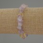 Amethyst Chip Bracelet, diameter 6-12x2-5mm+-, length 18cm+-, stretch