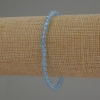 Natural Topaz Bracelet, faceted cube, diameter 4x4mm+-, length 18cm+-, stretch