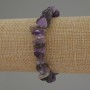 Amethyst Chip Bracelet, diameter 7-14x4-7mm+-, length 18cm, stretch