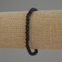 Aventurine "Cairo Night" Bracelet, smooth bead 4mm+-, length 18cm, stretch