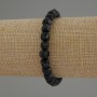Agate Faceted Cube Bracelet, diameter 7mm+/-, length 18cm stretch