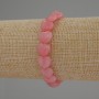 Tourmaline Heart Bracelet, diameter 10mm+/-, length 18cm+/- stretch