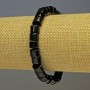 Agate Cylinder Bracelet, diameter 8x5mm+-, length 18cm stretch