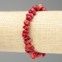 Coral Chip Bracelet, diameter 6x3mm, length 18cm (stretch)