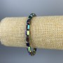 Hematite Hexagon Multicolour Bracelet, Diameter 8x5mm+-, Length 18cm+- Stretch