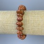Bracelet Aventurine Golden Sand Tumbled Beads, diameter 7-10x10-12mm+/-, length 18cm+/- stretch