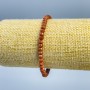 Aventurine Golden Sand Bracelet, Faceted Rondelle, Diameter 5x3mm+-, Length 18cm (Stretch)