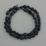 Agate Beads Tumbled 7-10x7mm+- on a Thread, length 40cm+