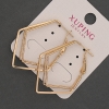 Xuping Earrings, diameter 4mm+-, length 37mm+- 18K Gold Plated