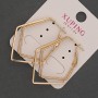 Xuping Earrings, diameter 4mm+-, length 37mm+- 18K Gold Plated
