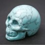 Natural Turquoise Souvenir Skull "Yorick" 38x49x34mm+/-